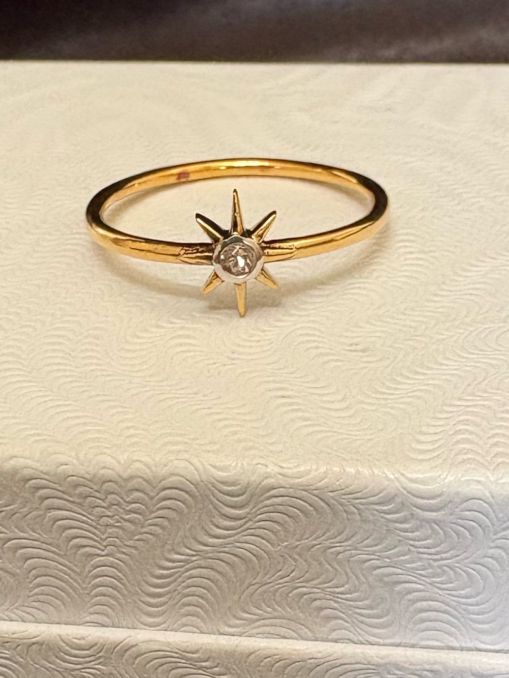 Carrie Elizabeth 14k Gold Vermeil Star Ring